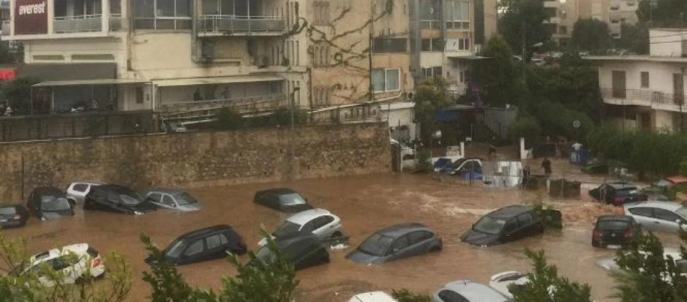 Πόσο νερό έπεσε στην πρωτοφανή πλημμύρα στο Μαρούσι